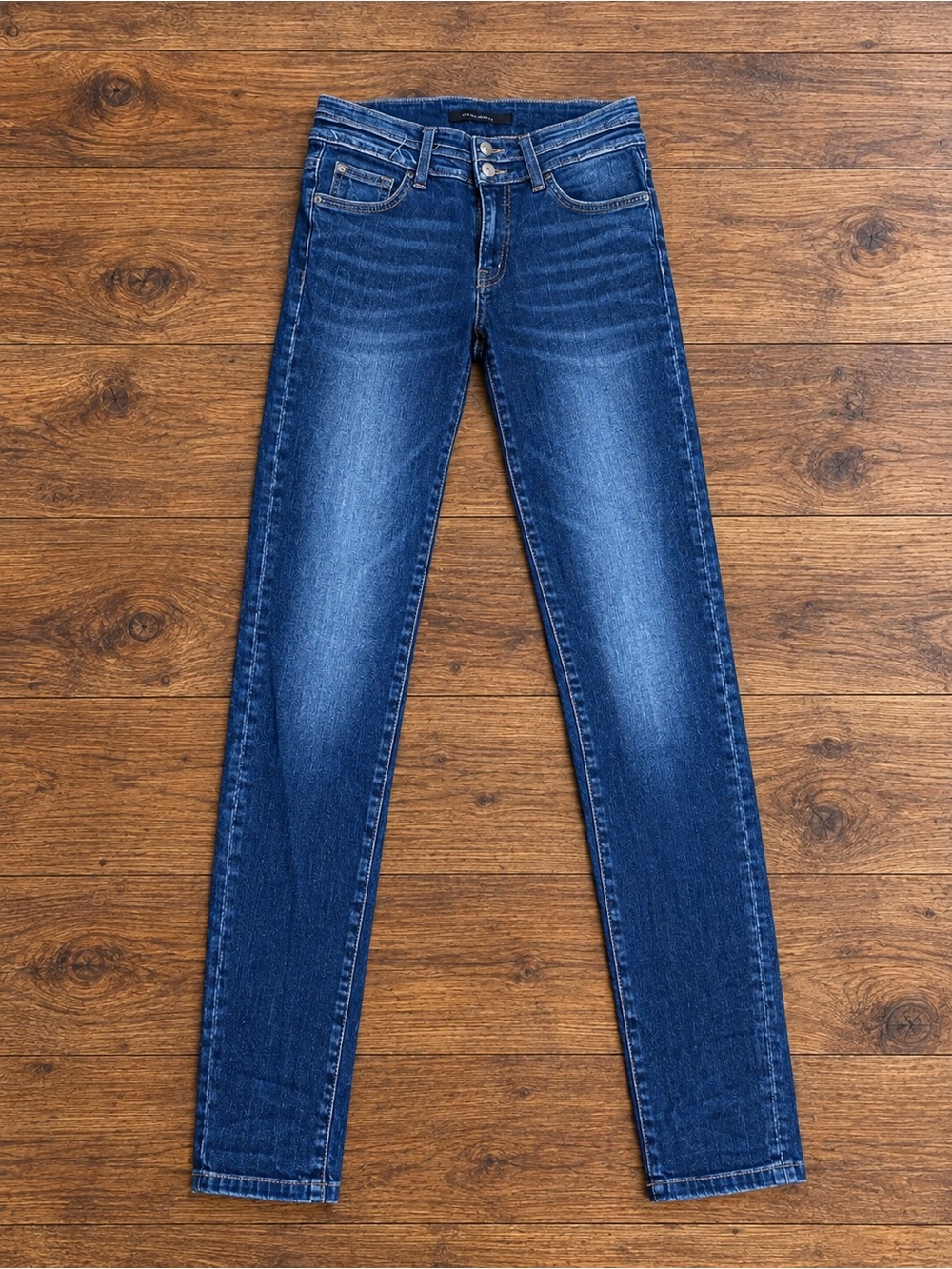 Flying Monkey Mid-Rise Dark Blue Skinny Jeans